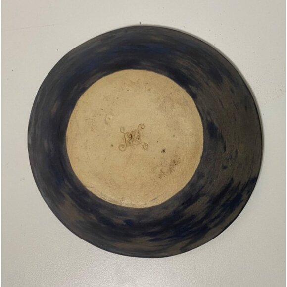 Handcrafted Abstract Female Form Design Stoneware Decorative Bowl Art Pottery - Picture 3 of 5